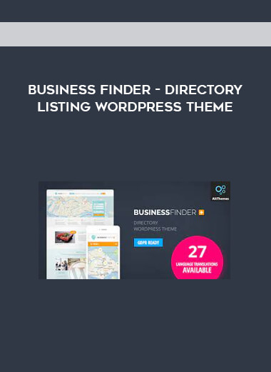 Business Finder - Directory Listing WordPress Theme