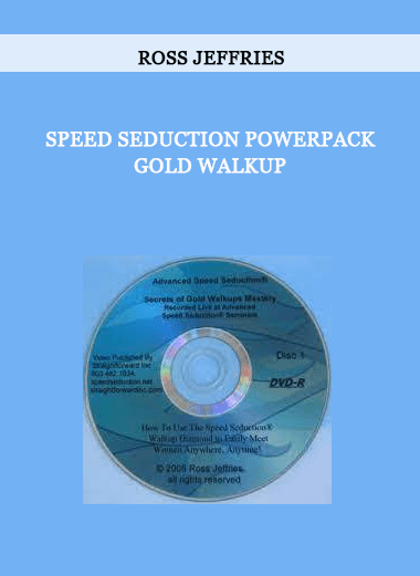 Ross Jeffries – Speed Seduction POWERPACK Gold Walkup