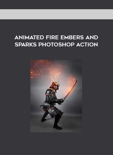 Animated Fire Embers and Sparks Photoshop Action