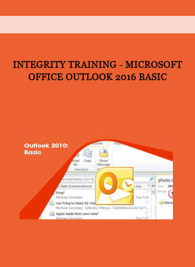 Integrity Training - Microsoft Office Outlook 2016 Basic