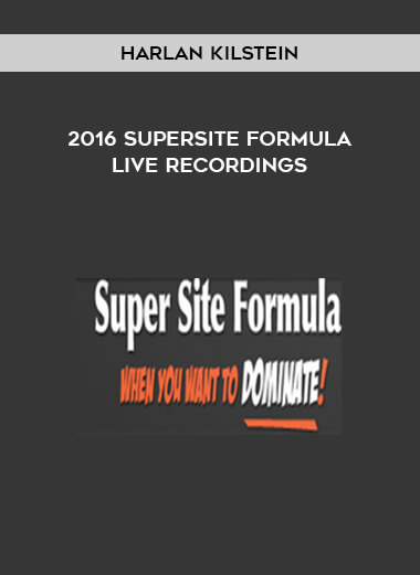 2016 Supersite Formula Live Recordings by Harlan Kilstein