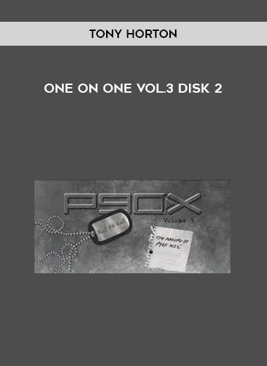 One on One Vol.3 Disk 2 by Tony Horton