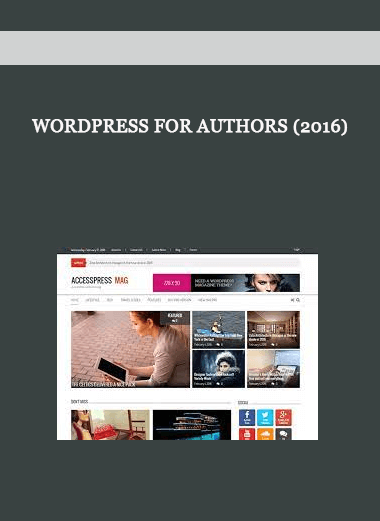 WordPress For Authors (2016)