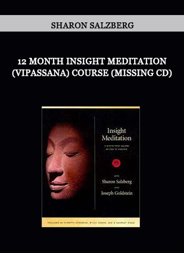12 Month Insight Meditation (Vipassana) Course (Missing CD) by Sharon Salzberg