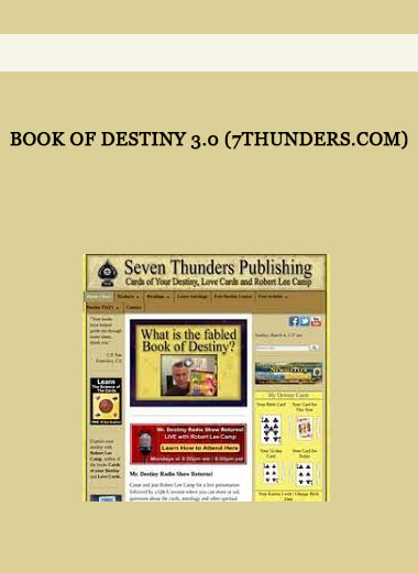 Book of Destiny 3.0 (7thunders.com)