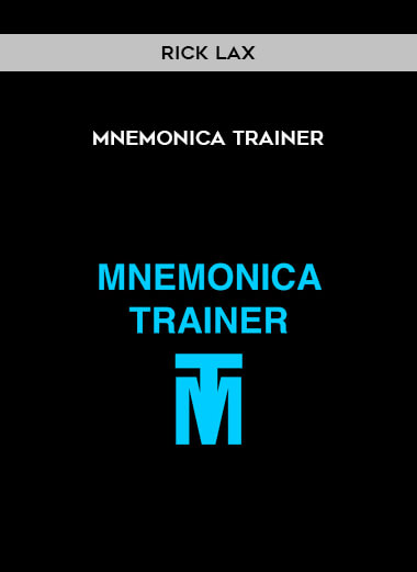 Rick Lax - Mnemonica Trainer