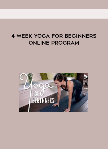 4 Week "Yoga for Beginners" Online Program