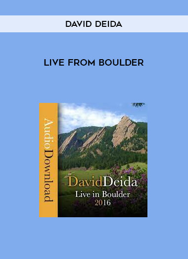 David Deida - Live from Boulder