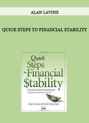 Quick Steps to Financial Stability by Alan Lavine