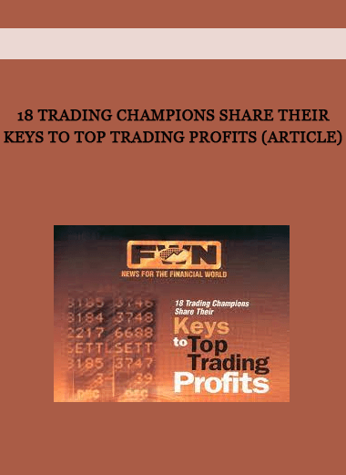 18 Trading Champions Share Their Keys To Top Trading Profits (Article) of https://crabaca.store/