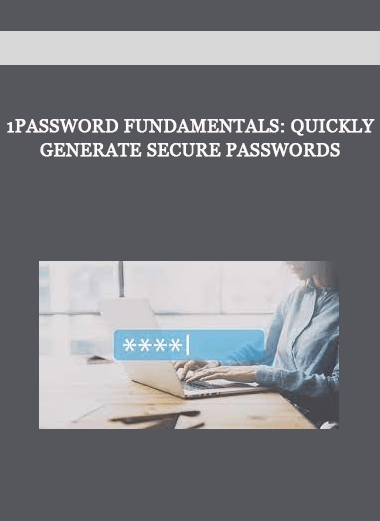 1Password Fundamentals: Quickly Generate Secure Passwords of https://crabaca.store/