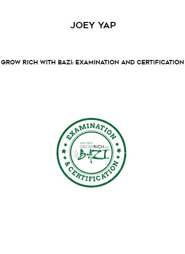 Joey Yap – Grow Rich with Bazi: Examination and Certification of https://crabaca.store/