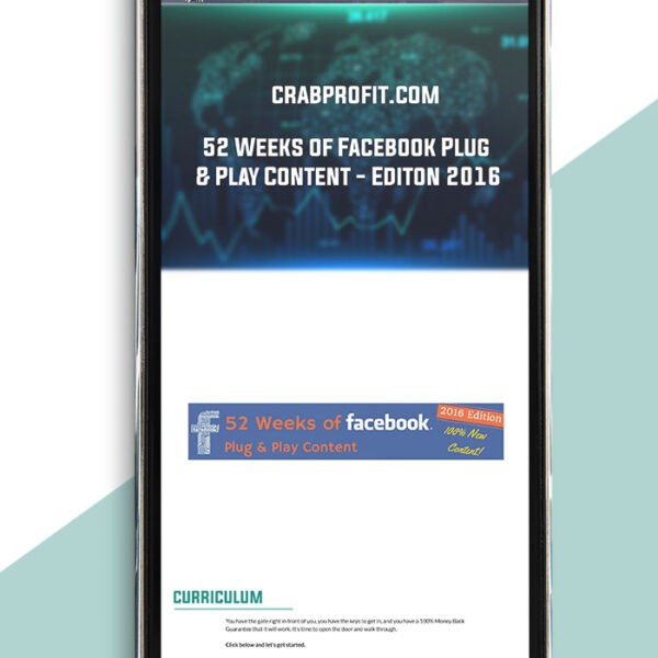 52 Weeks of Facebook Plug & Play Content - Editon 2016 of https://crabaca.store/