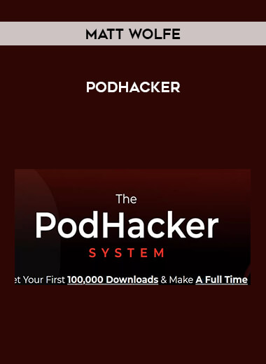 Matt Wolfe - PodHacker of https://crabaca.store/