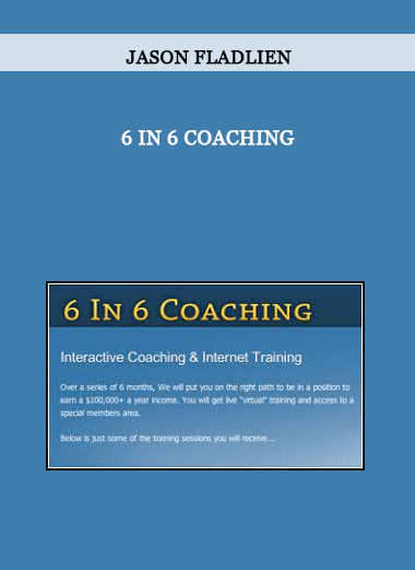 6 in 6 Coaching by Jason Fladlien of https://crabaca.store/
