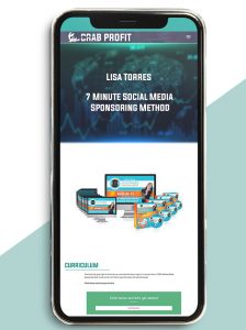 7 Minute Social Media Sponsoring Method from Lisa Torres of https://crabaca.store/
