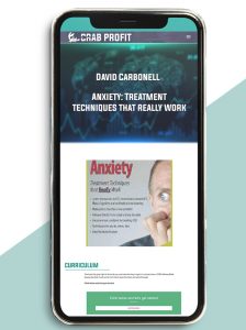 Anxiety: Treatment techniques that really work from David Carbonell of https://crabaca.store/