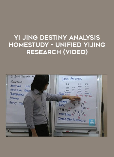 Yi Jing Destiny Analysis Homestudy - Unified Yijing Research (Video) of https://crabaca.store/