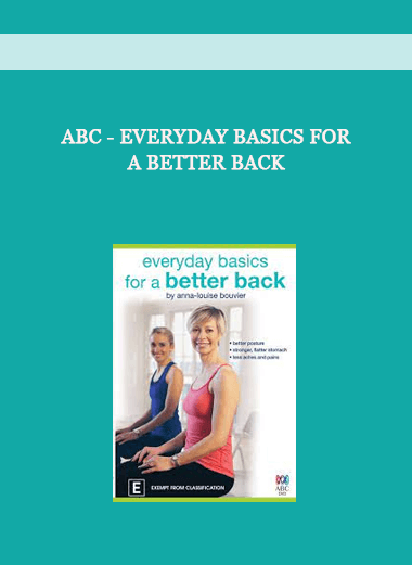 ABC - Everyday Basics for a Better Back of https://crabaca.store/