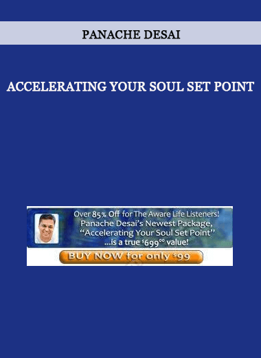 Accelerating your Soul Set Point by Panache Desai of https://crabaca.store/
