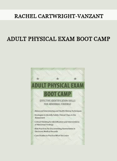 Adult Physical Exam Boot Camp from Rachel Cartwright-Vanzant of https://crabaca.store/