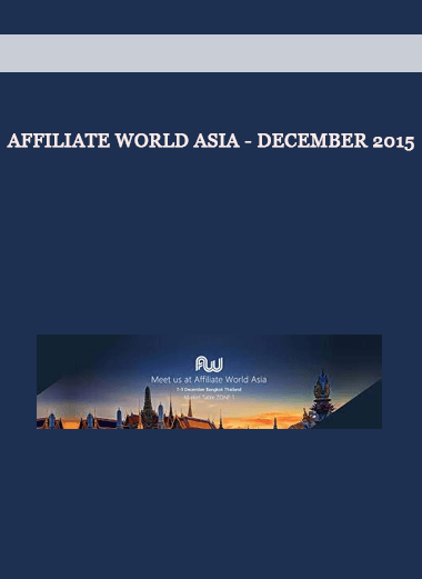 Affiliate World Asia - December 2015 of https://crabaca.store/