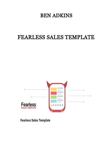 Ben Adkins - Fearless Sales Template of https://crabaca.store/