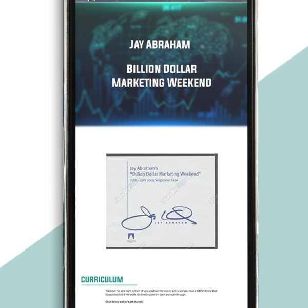Billion Dollar Marketing Weekend from Jay Abraham of https://crabaca.store/