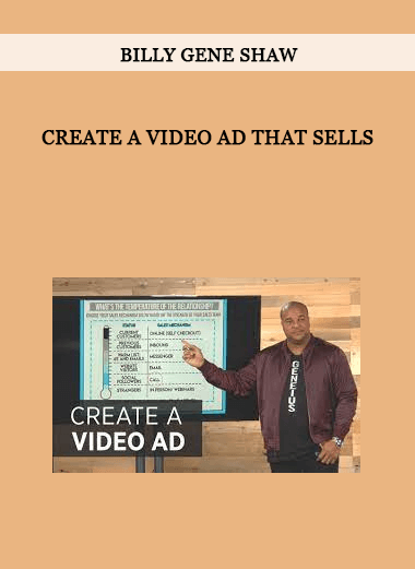 Billy Gene Shaw - Create A Video Ad That Sells of https://crabaca.store/