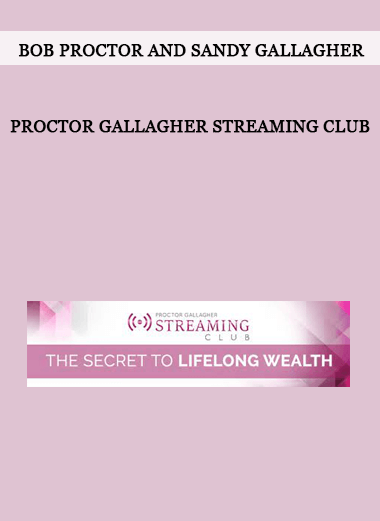 Bob Proctor And Sandy Gallagher - Proctor Gallagher Streaming Club of https://crabaca.store/