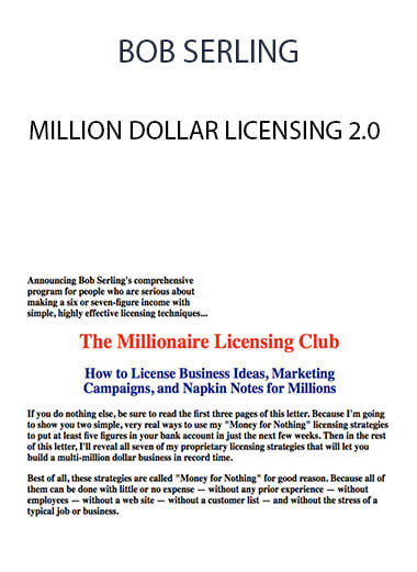 Bob Serling – Millionaire Licensing of https://crabaca.store/