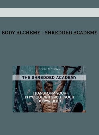 Body Alchemy - Shredded Academy of https://crabaca.store/