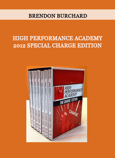 Brendon Burchard – High Performance Academy 2012 Special Charge Edition of https://crabaca.store/