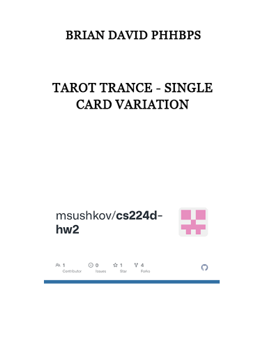 Brian David PhHBps - Tarot Trance - Single Card Variation of https://crabaca.store/