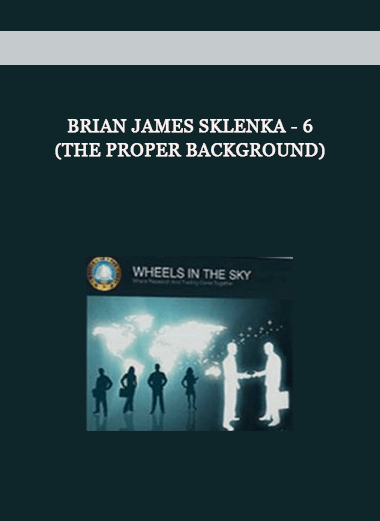 Brian James Sklenka - 6 (The Proper BackGround) of https://crabaca.store/