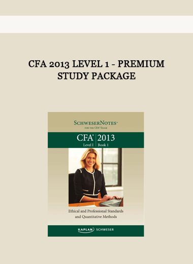 CFA 2013 Level 1 - Premium Study Package of https://crabaca.store/