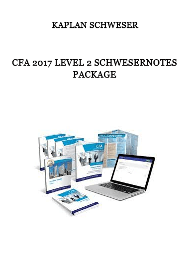 CFA 2017 Level 2 SchweserNotes Package from Kaplan Schweser of https://crabaca.store/