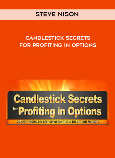 Candlestick Secrets For Profiting In Options by Steve Nison of https://crabaca.store/