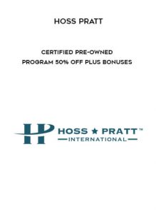 Certified Pre-Owned Program 50% Off Plus Bonuses from Hoss Pratt of https://crabaca.store/