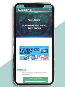 Chris Chico - Flipanywhere Academy Accelerator of https://crabaca.store/