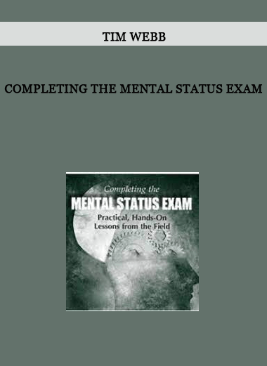 Completing the Mental Status Exam from Tim Webb of https://crabaca.store/