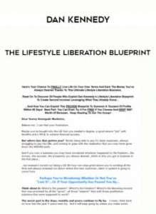 The Lifestyle Liberation Blueprint by Dan Kennedy of https://crabaca.store/