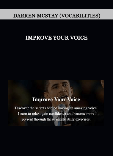 Darren McStay (Vocabilities) - Improve Your Voice of https://crabaca.store/