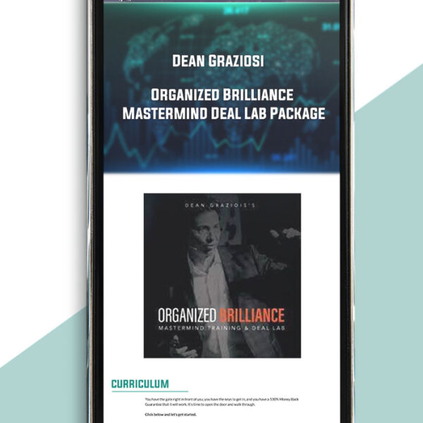 Dean Graziosi – Organized Brilliance Mastermind Deal Lab Package of https://crabaca.store/