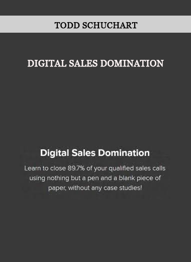 Digital Sales Domination by Todd Schuchart of https://crabaca.store/