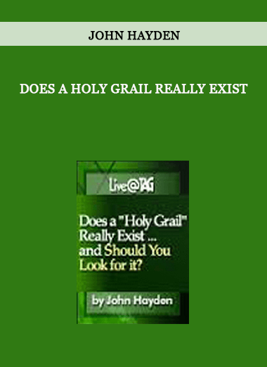 Does a Holy Grail Really Exist by John Hayden of https://crabaca.store/