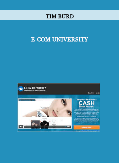 E-com University from Tim Burd of https://crabaca.store/