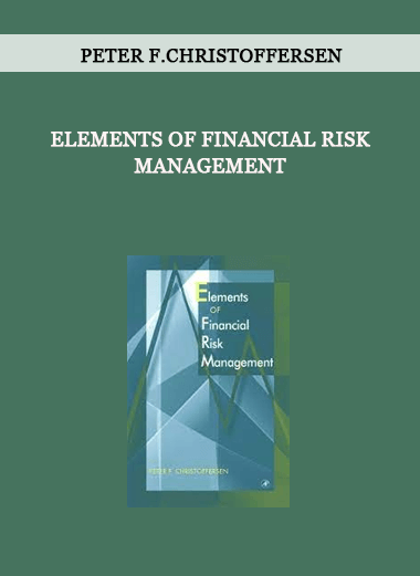 Elements of Financial Risk Management by Peter F.Christoffersen of https://crabaca.store/