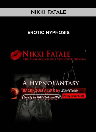 Erotic Hypnosis by Nikki Fatale of https://crabaca.store/