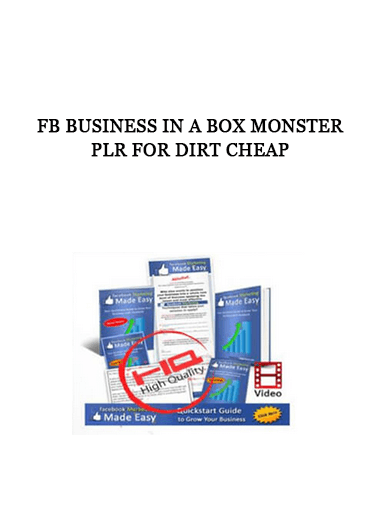 FB Business in a Box Monster PLR for Dirt Cheap of https://crabaca.store/